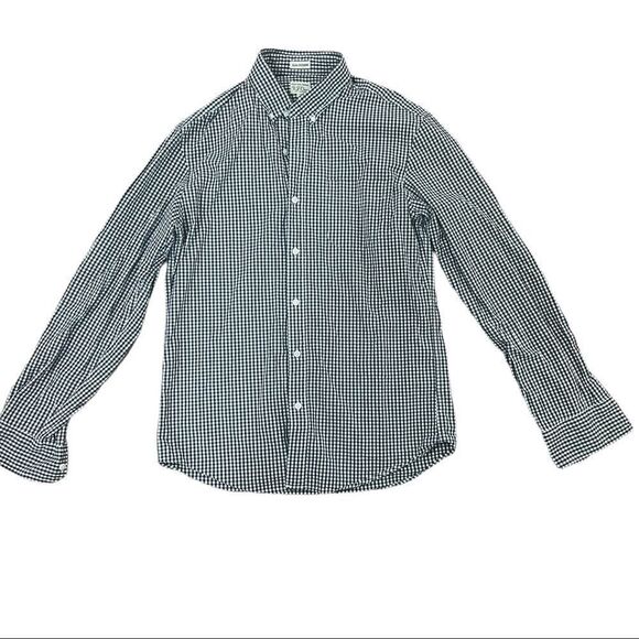J. Crew Mens navy blue button down shirt sz M - Picture 1 of 8